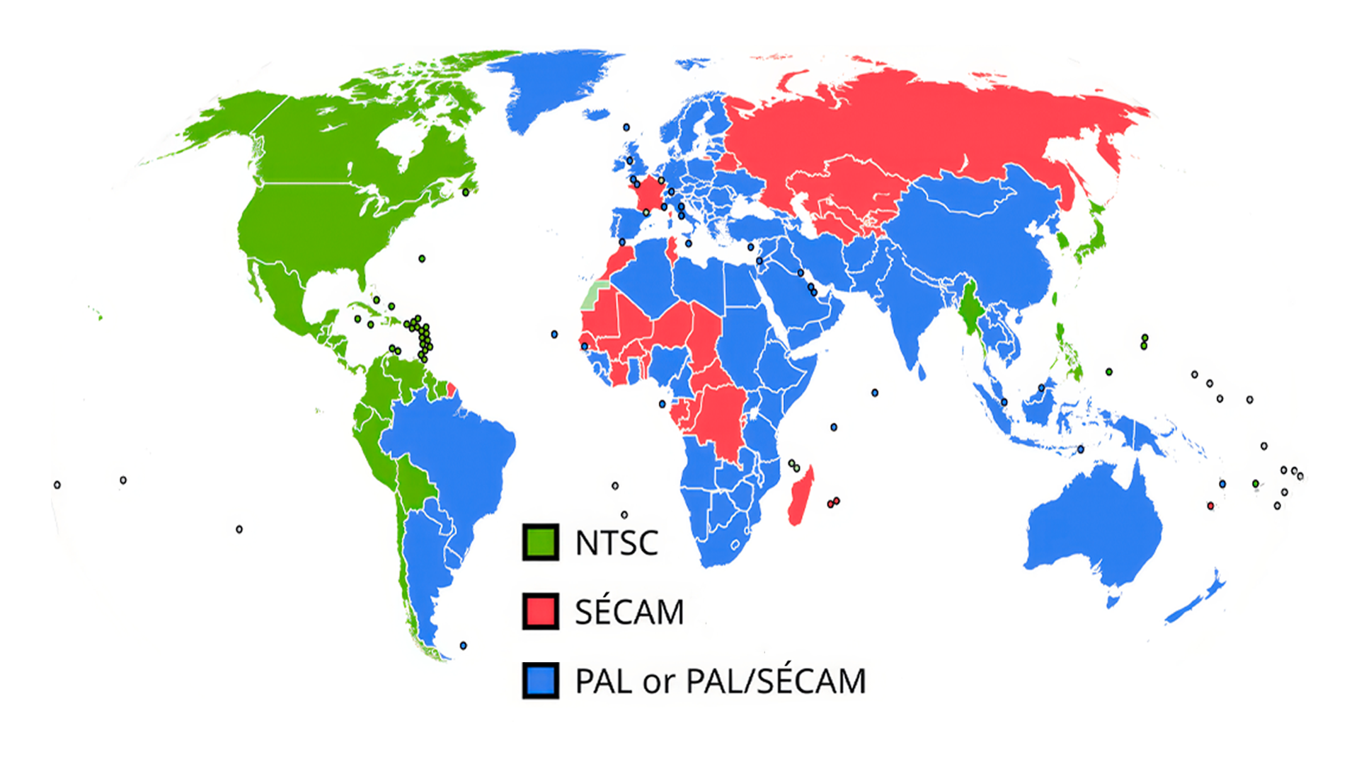 Diffusione degli standard televisivi nel mondo